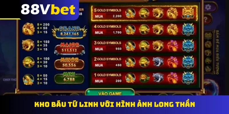 Kho Báu Tứ Linh với hình ảnh Long Thần